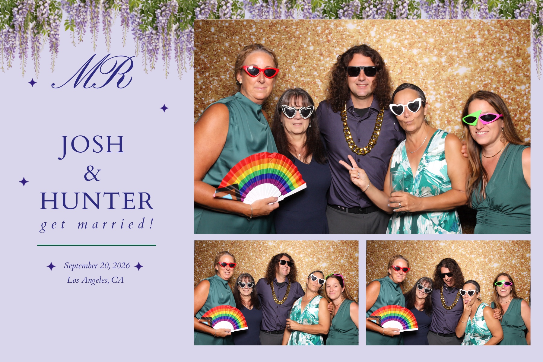 Josh + Hunter Wedding | View more photos from the event at v1.boothgallery.com/u/PhabPhotobooth/Josh-Hunter-Wedding