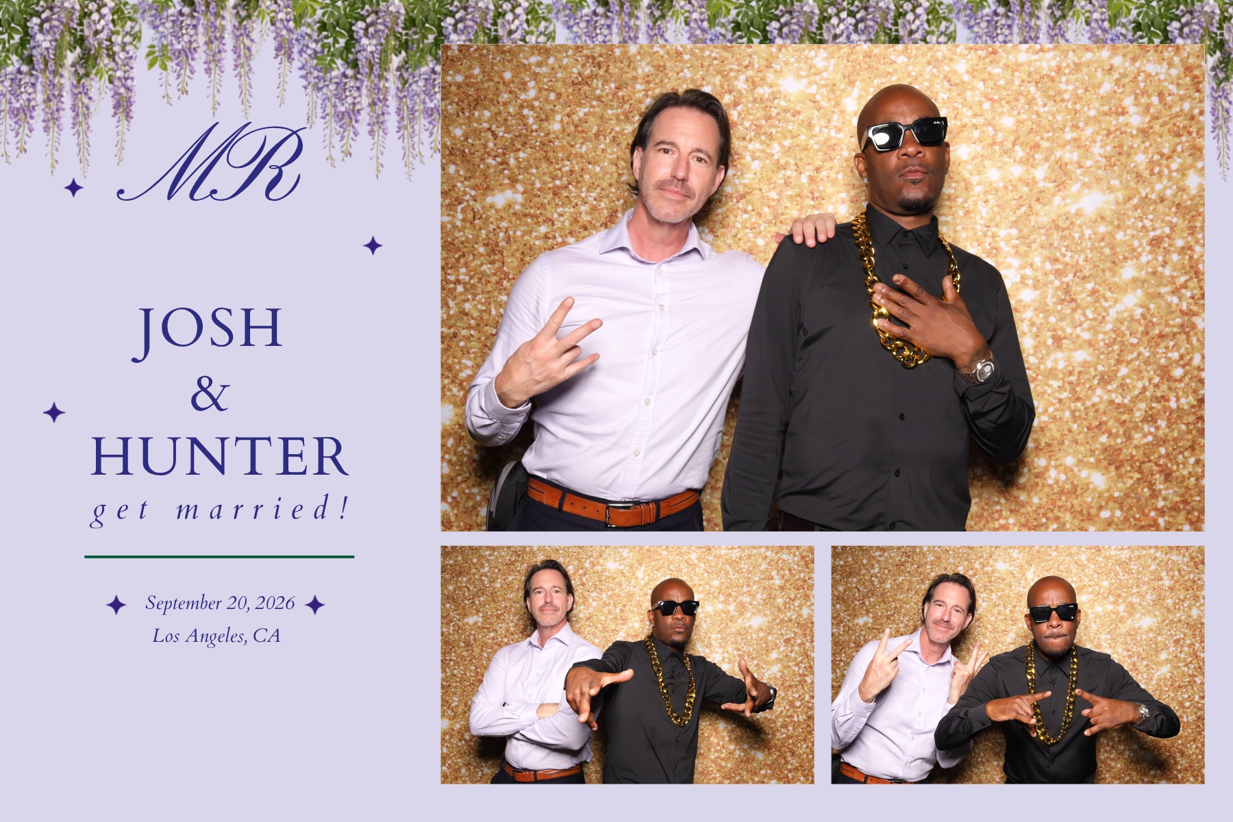 Josh + Hunter Wedding | View more photos from the event at v1.boothgallery.com/u/PhabPhotobooth/Josh-Hunter-Wedding