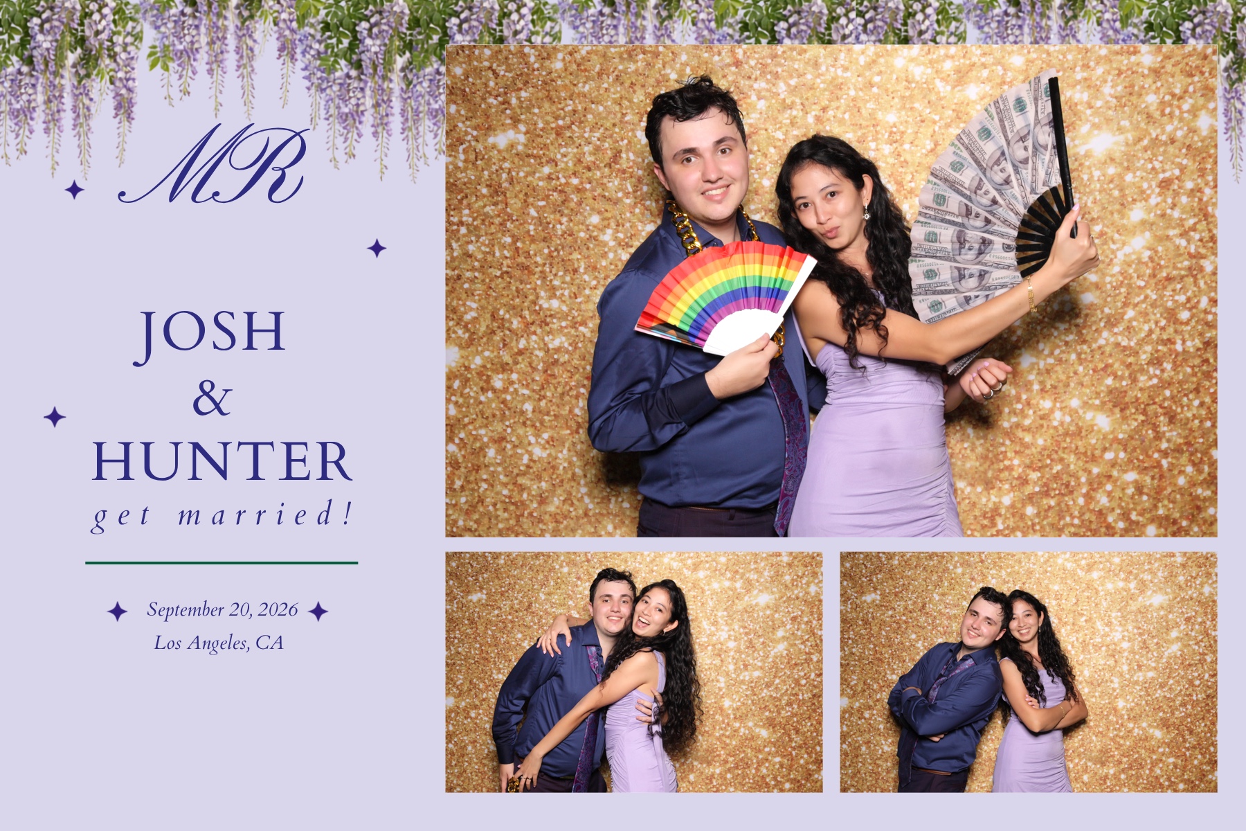 Josh + Hunter Wedding | View more photos from the event at v1.boothgallery.com/u/PhabPhotobooth/Josh-Hunter-Wedding
