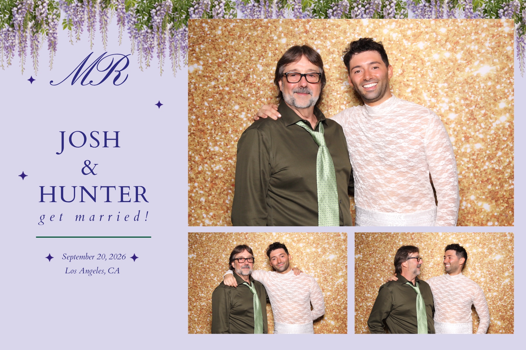 Josh + Hunter Wedding | View more photos from the event at v1.boothgallery.com/u/PhabPhotobooth/Josh-Hunter-Wedding