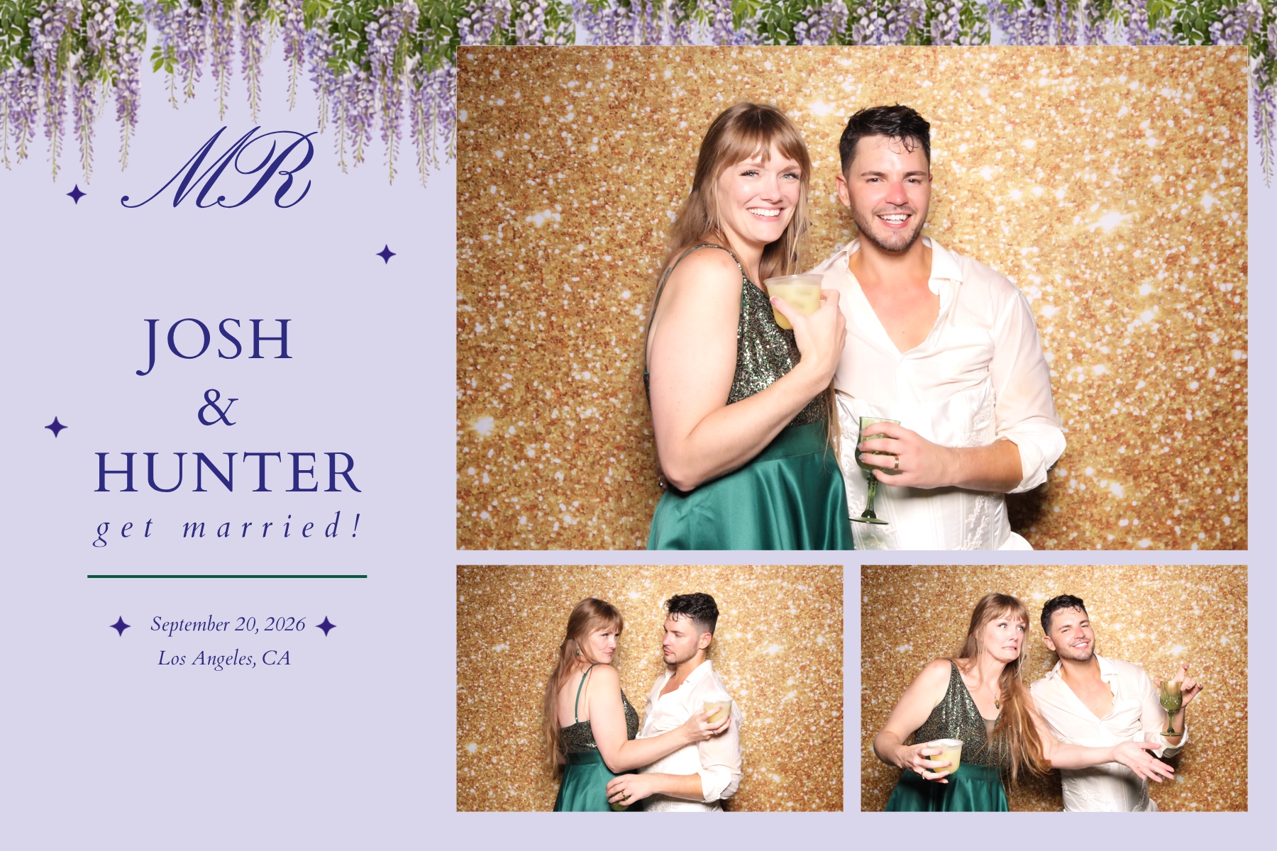 Josh + Hunter Wedding | View more photos from the event at v1.boothgallery.com/u/PhabPhotobooth/Josh-Hunter-Wedding