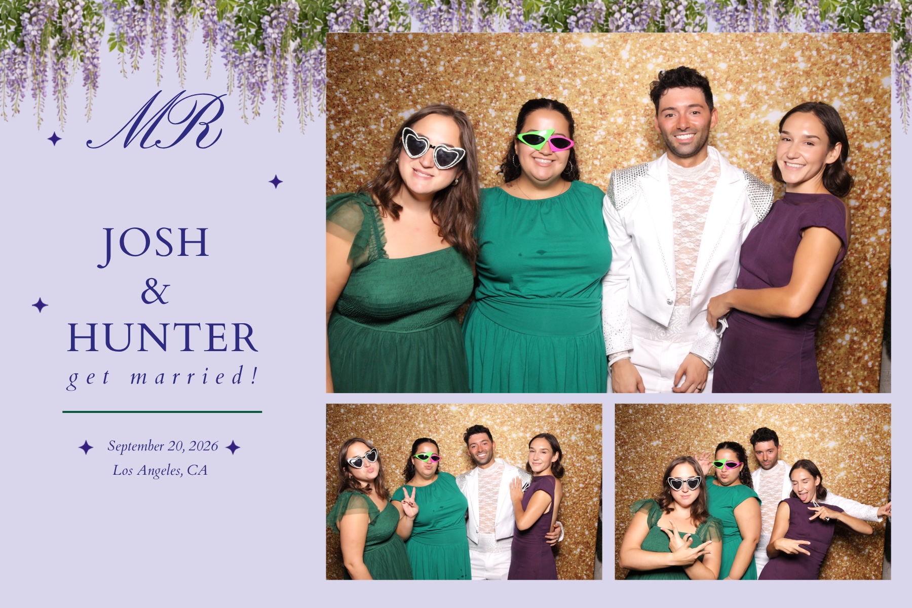 Josh + Hunter Wedding | View more photos from the event at v1.boothgallery.com/u/PhabPhotobooth/Josh-Hunter-Wedding
