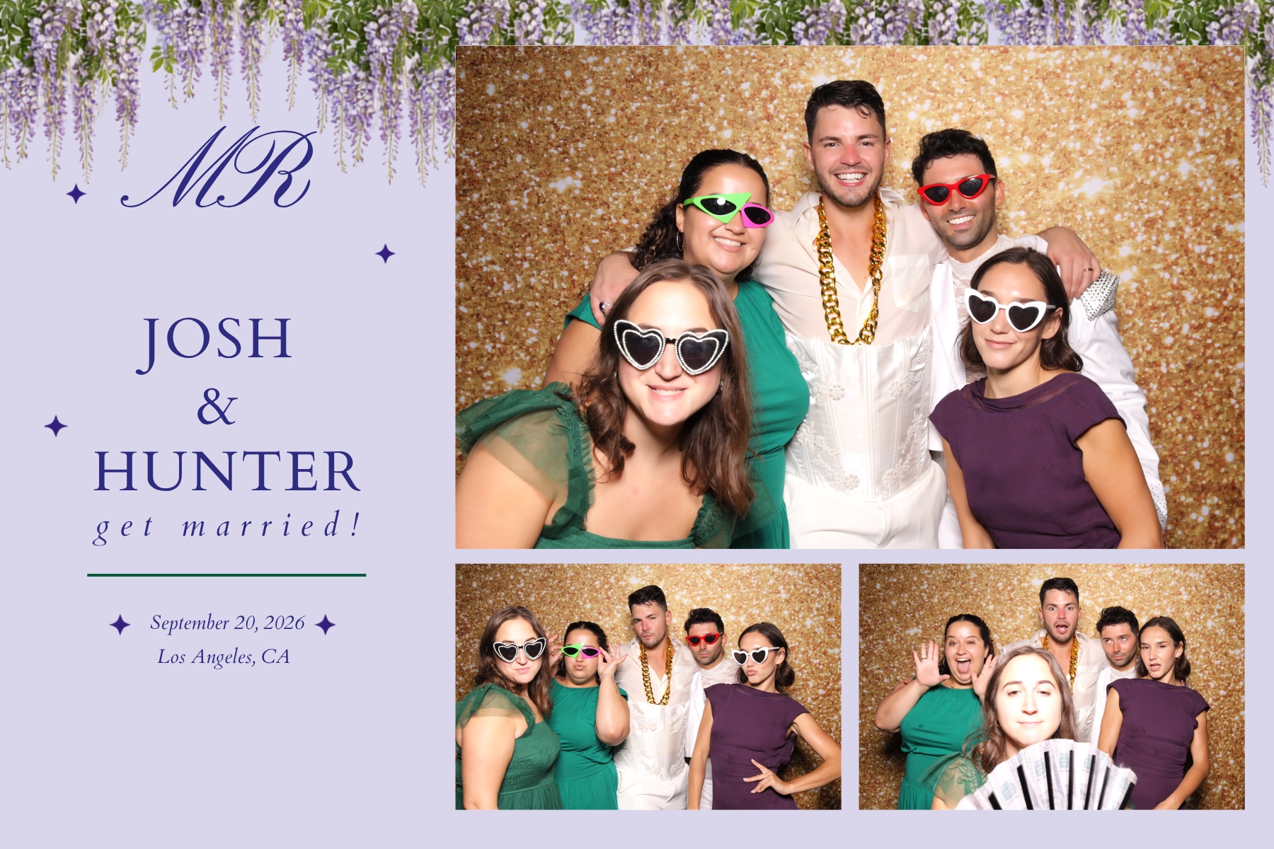 Josh + Hunter Wedding | View more photos from the event at v1.boothgallery.com/u/PhabPhotobooth/Josh-Hunter-Wedding