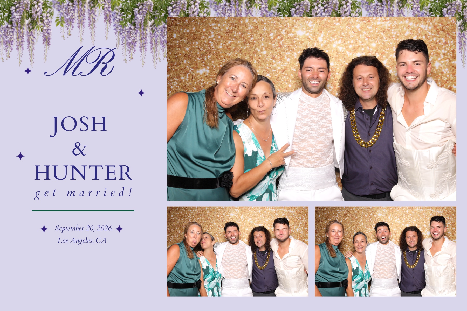 Josh + Hunter Wedding | View more photos from the event at v1.boothgallery.com/u/PhabPhotobooth/Josh-Hunter-Wedding