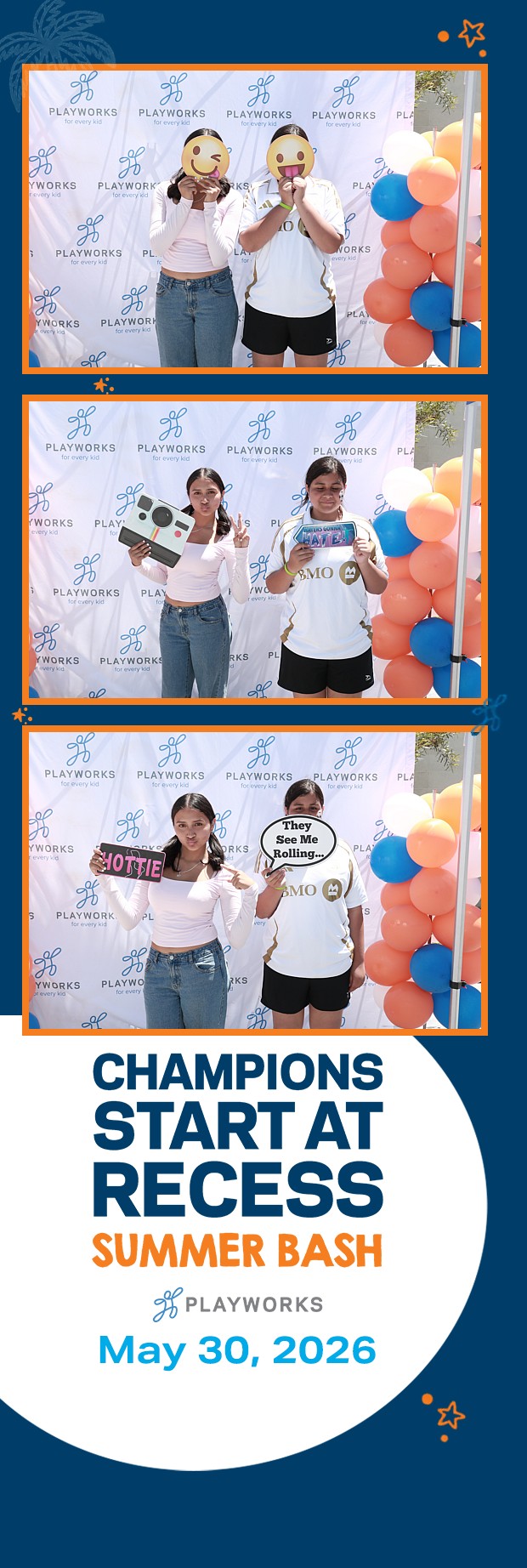 Playworks Summer Bash | View more photos from the event at v1.boothgallery.com/u/PhabPhotobooth/Playworks-Summer-Bash