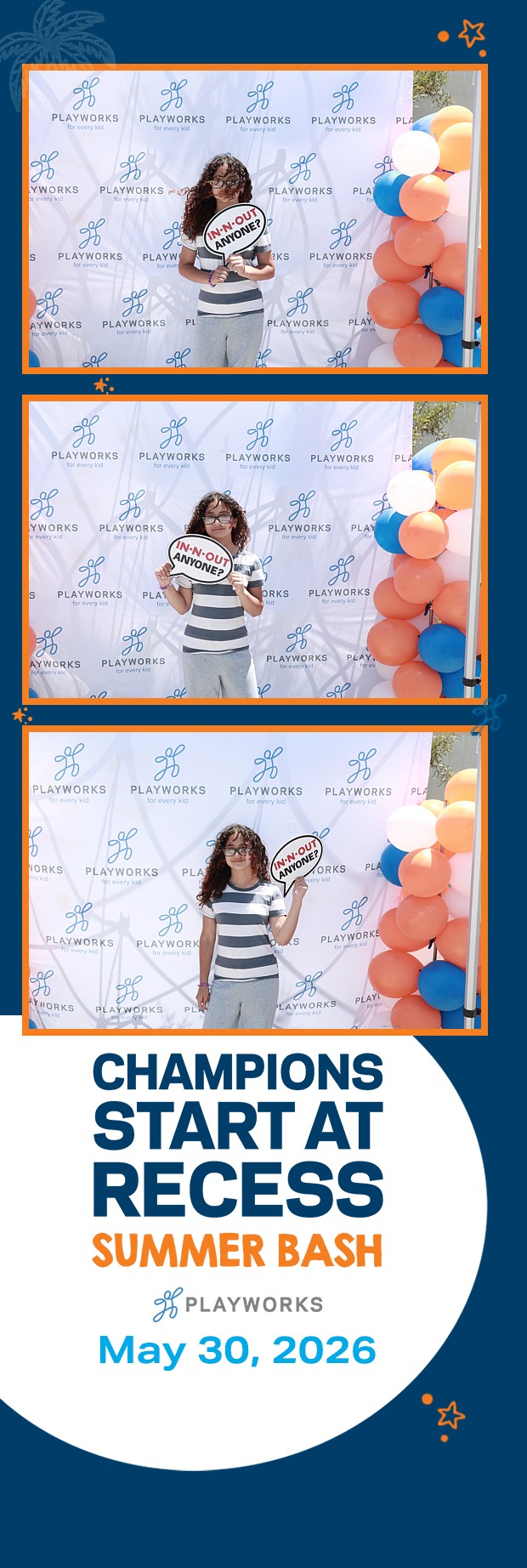 Playworks Summer Bash | View more photos from the event at v1.boothgallery.com/u/PhabPhotobooth/Playworks-Summer-Bash