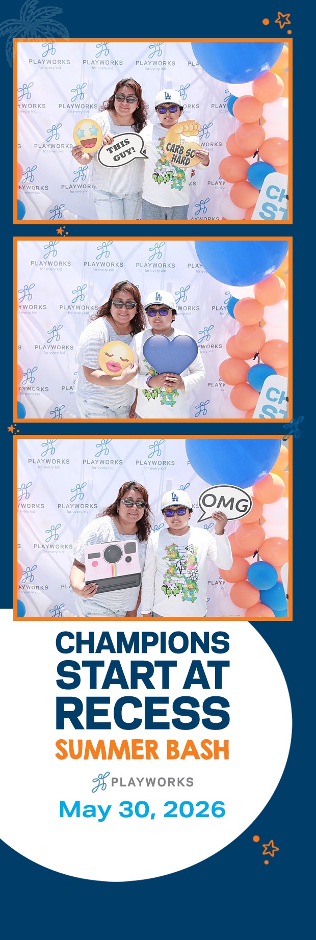 Playworks Summer Bash | View more photos from the event at v1.boothgallery.com/u/PhabPhotobooth/Playworks-Summer-Bash