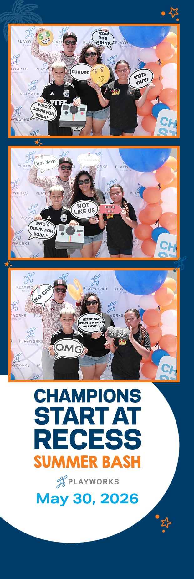 Playworks Summer Bash | View more photos from the event at v1.boothgallery.com/u/PhabPhotobooth/Playworks-Summer-Bash