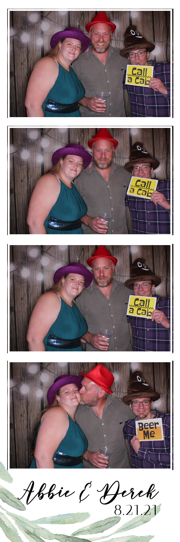 Abbie and Derek's Wedding | View more photos from the event at gallery.photoboothbillings.com/u/PhotoBoothBillings/Abbie-and-Dereks-Wedding