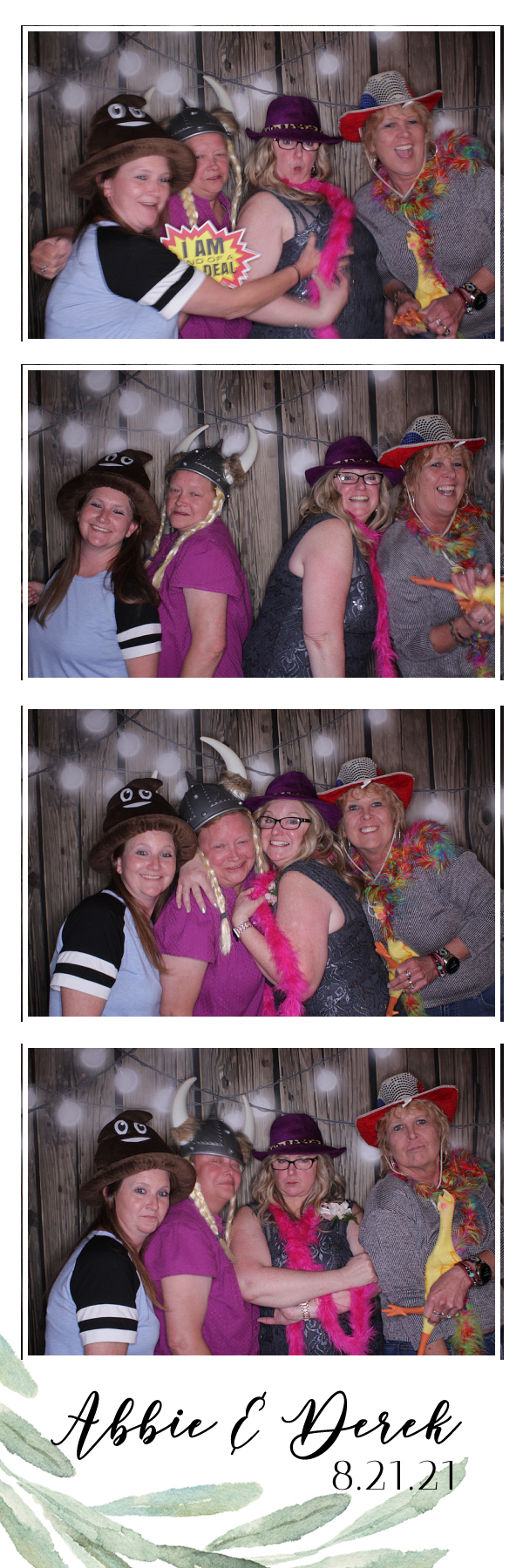 Abbie and Derek's Wedding | View more photos from the event at gallery.photoboothbillings.com/u/PhotoBoothBillings/Abbie-and-Dereks-Wedding