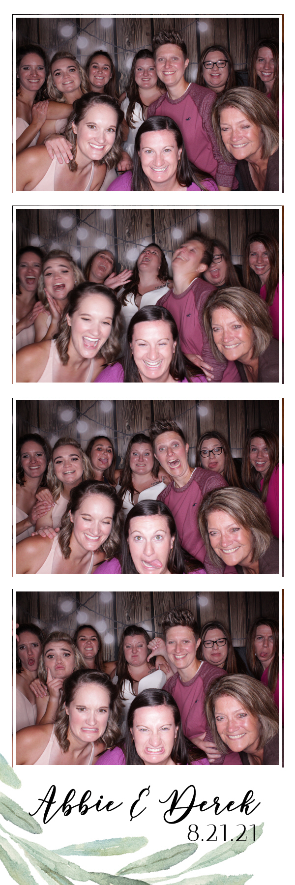 Abbie and Derek's Wedding | View more photos from the event at gallery.photoboothbillings.com/u/PhotoBoothBillings/Abbie-and-Dereks-Wedding