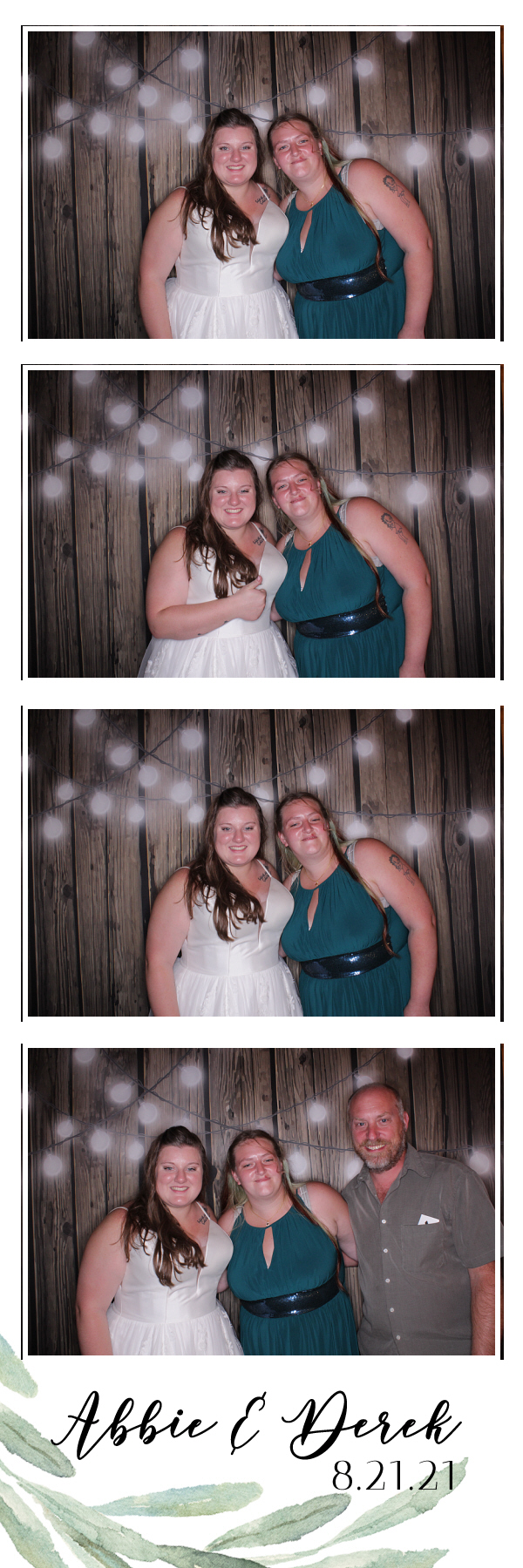 Abbie and Derek's Wedding | View more photos from the event at gallery.photoboothbillings.com/u/PhotoBoothBillings/Abbie-and-Dereks-Wedding