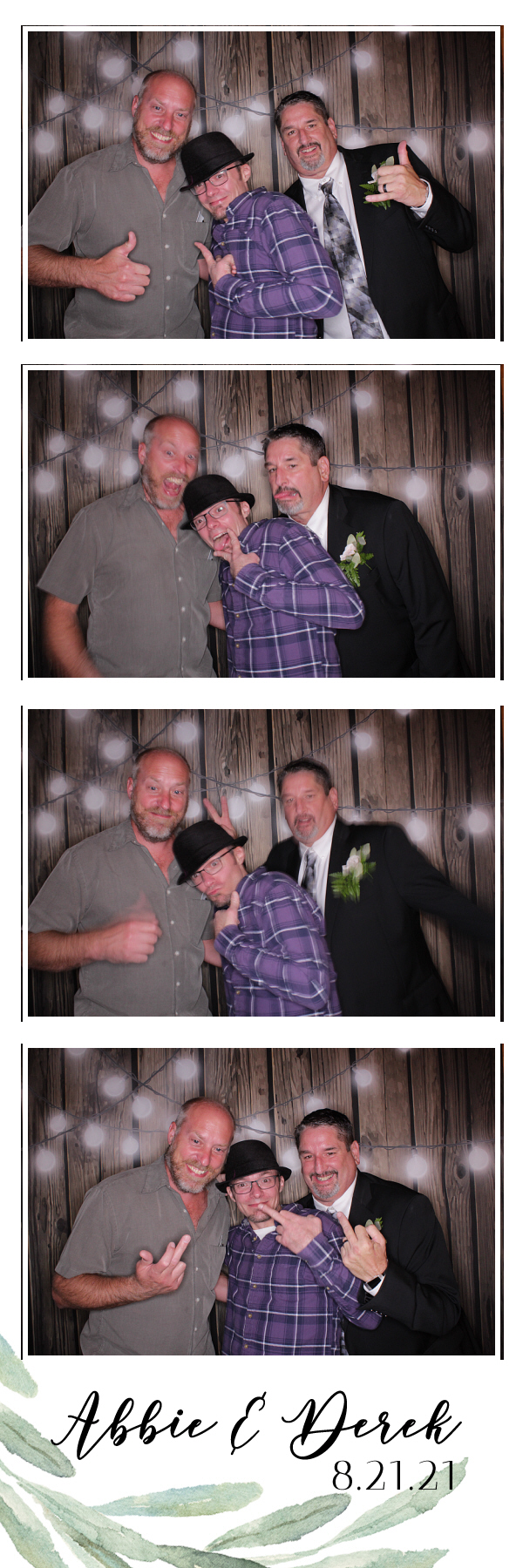 Abbie and Derek's Wedding | View more photos from the event at gallery.photoboothbillings.com/u/PhotoBoothBillings/Abbie-and-Dereks-Wedding