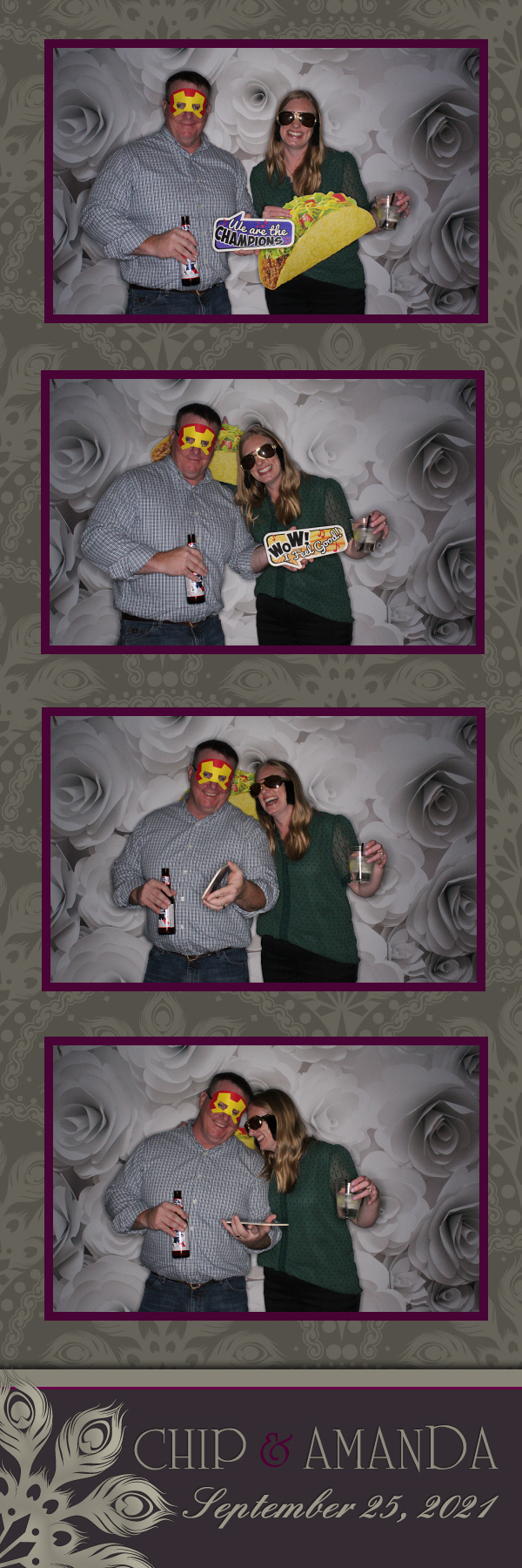 Amanda and Chip's Wedding | View more photos from the event at gallery.photoboothbillings.com/u/PhotoBoothBillings/Amanda-and-Chips-Wedding
