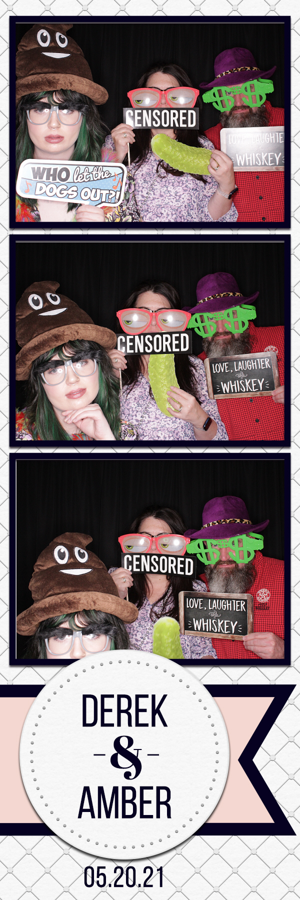 Amber and Derek's Wedding | View more photos from the event at gallery.photoboothbillings.com/u/PhotoBoothBillings/Amber-and-Dereks-Wedding