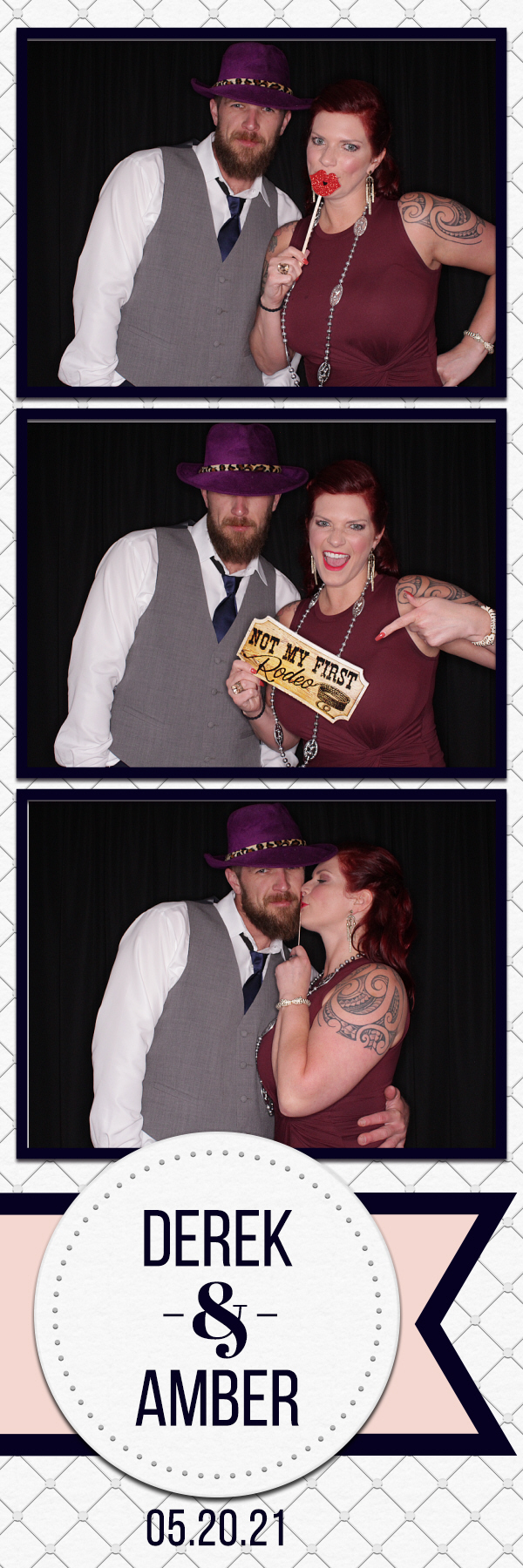 Amber and Derek's Wedding | View more photos from the event at gallery.photoboothbillings.com/u/PhotoBoothBillings/Amber-and-Dereks-Wedding