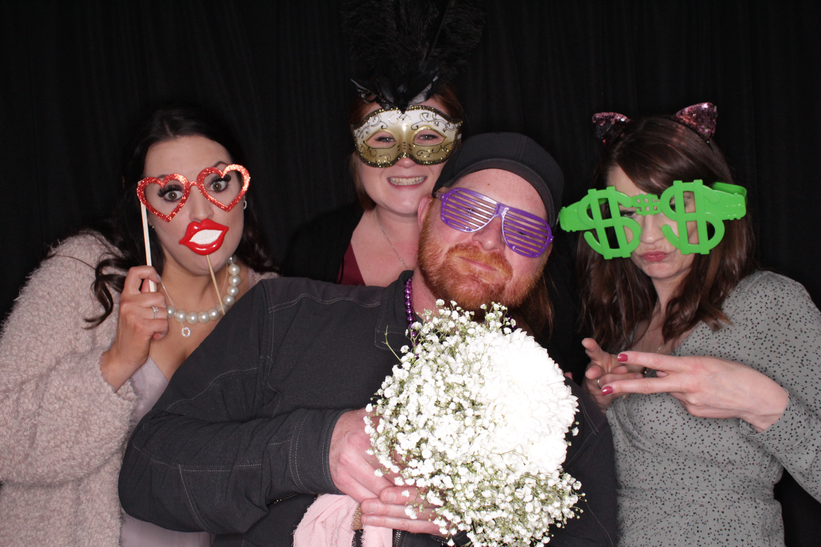 Amber and Derek's Wedding | View more photos from the event at gallery.photoboothbillings.com/u/PhotoBoothBillings/Amber-and-Dereks-Wedding