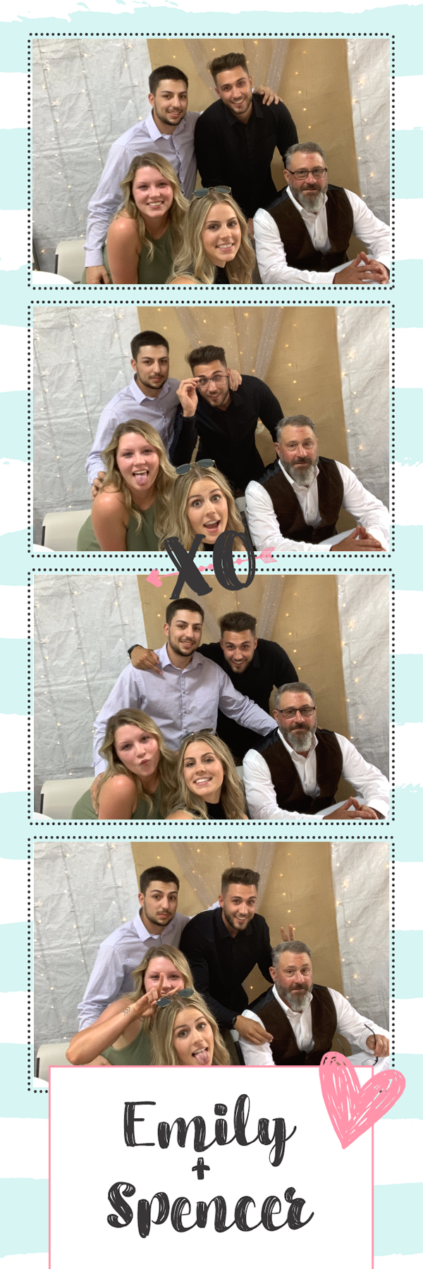 Emily and Spencer's Wedding | View more photos from the event at gallery.photoboothbillings.com/u/PhotoBoothBillings/Emily-and-Spencers-Wedding