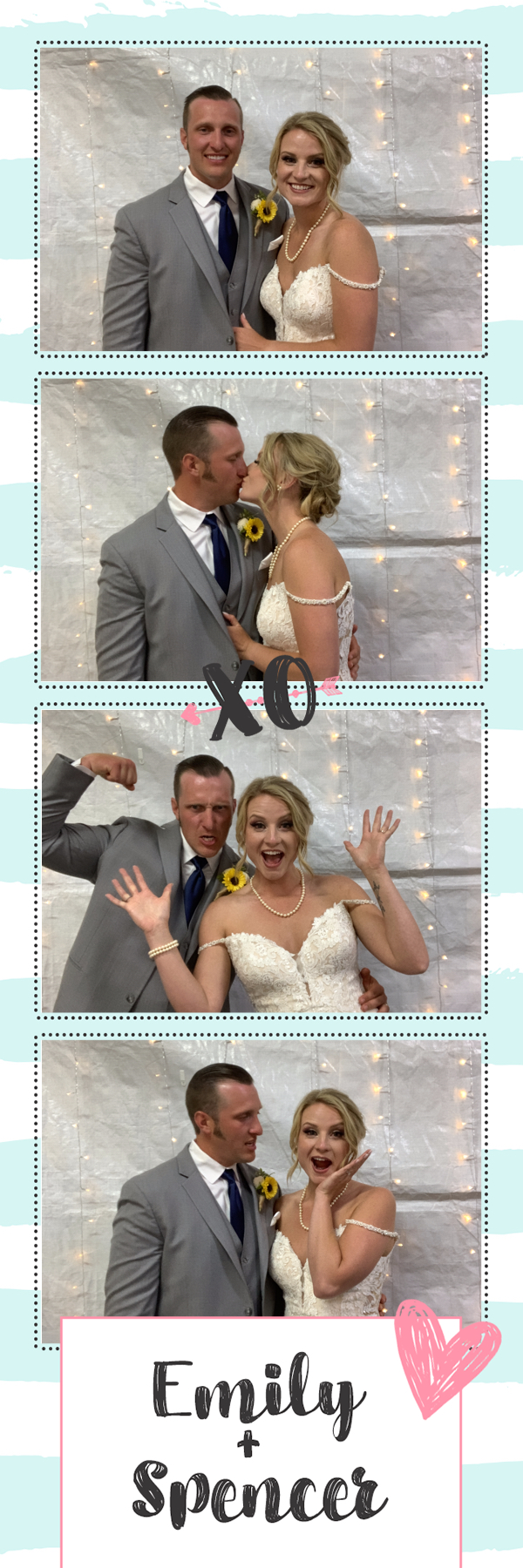 Emily and Spencer's Wedding | View more photos from the event at gallery.photoboothbillings.com/u/PhotoBoothBillings/Emily-and-Spencers-Wedding
