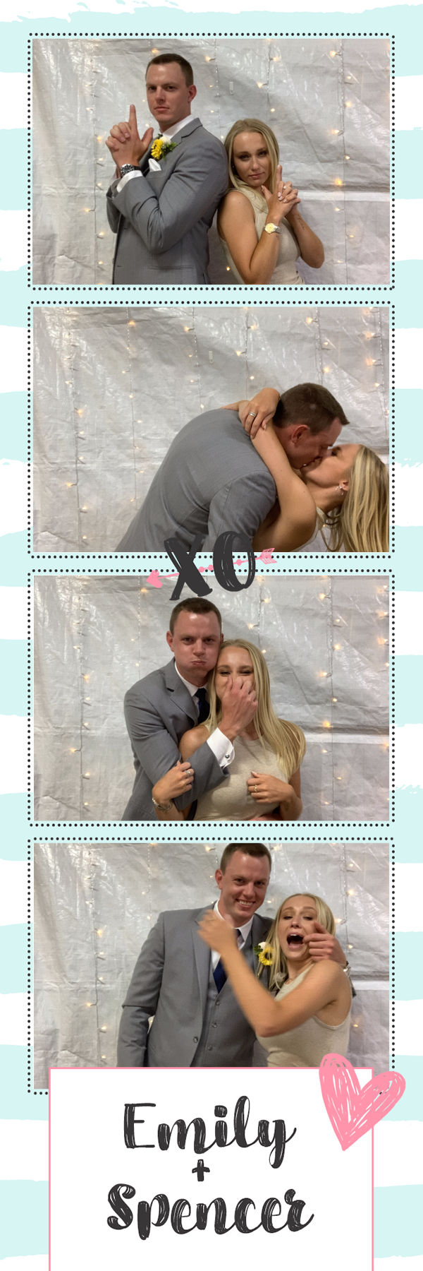 Emily and Spencer's Wedding | View more photos from the event at gallery.photoboothbillings.com/u/PhotoBoothBillings/Emily-and-Spencers-Wedding