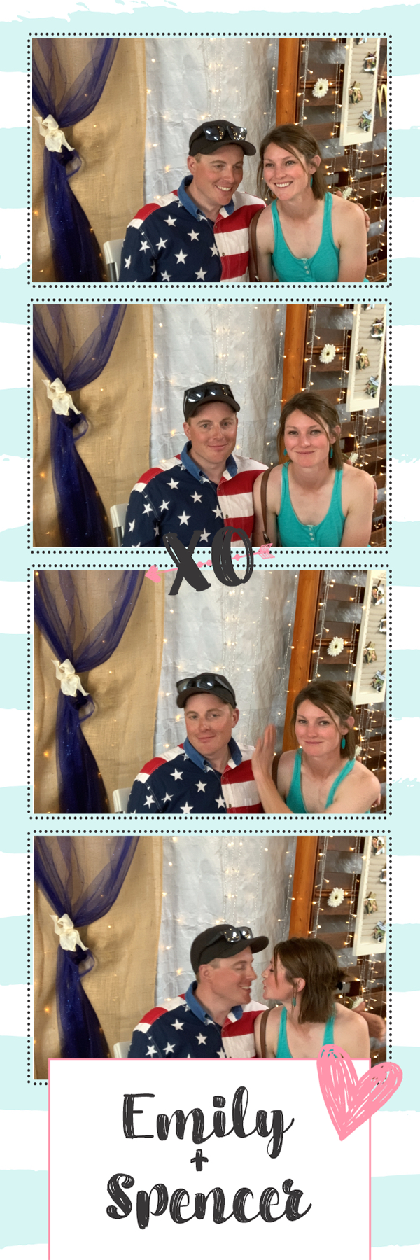 Emily and Spencer's Wedding | View more photos from the event at gallery.photoboothbillings.com/u/PhotoBoothBillings/Emily-and-Spencers-Wedding