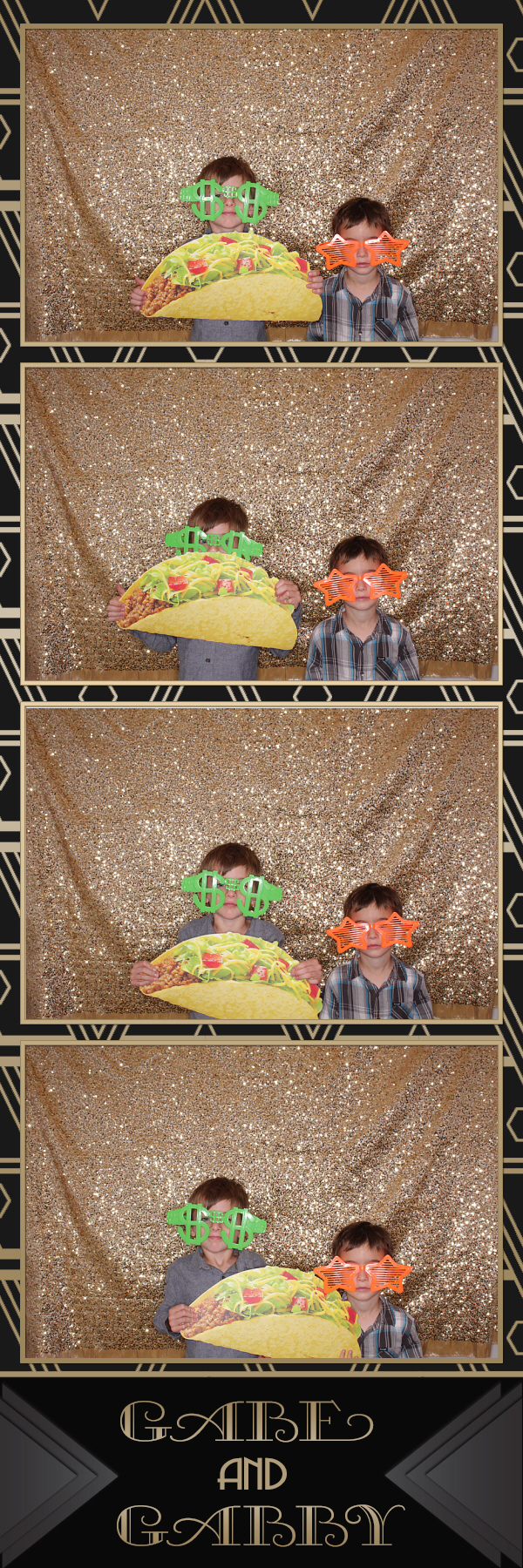 Gabe and Gabby's Wedding | View more photos from the event at gallery.photoboothbillings.com/u/PhotoBoothBillings/Gabe-and-Gabbys-Wedding