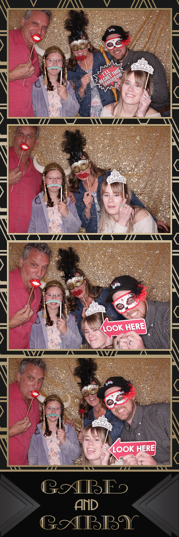 Gabe and Gabby's Wedding | View more photos from the event at gallery.photoboothbillings.com/u/PhotoBoothBillings/Gabe-and-Gabbys-Wedding