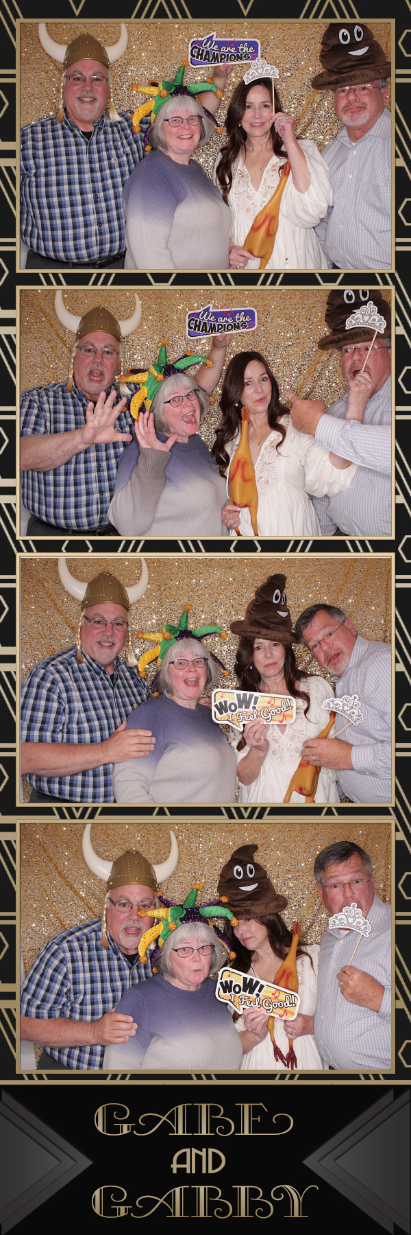 Gabe and Gabby's Wedding | View more photos from the event at gallery.photoboothbillings.com/u/PhotoBoothBillings/Gabe-and-Gabbys-Wedding