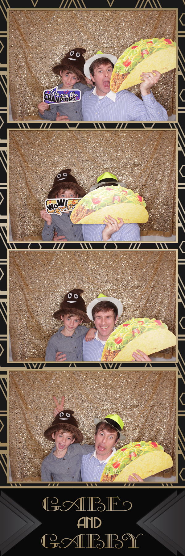 Gabe and Gabby's Wedding | View more photos from the event at gallery.photoboothbillings.com/u/PhotoBoothBillings/Gabe-and-Gabbys-Wedding