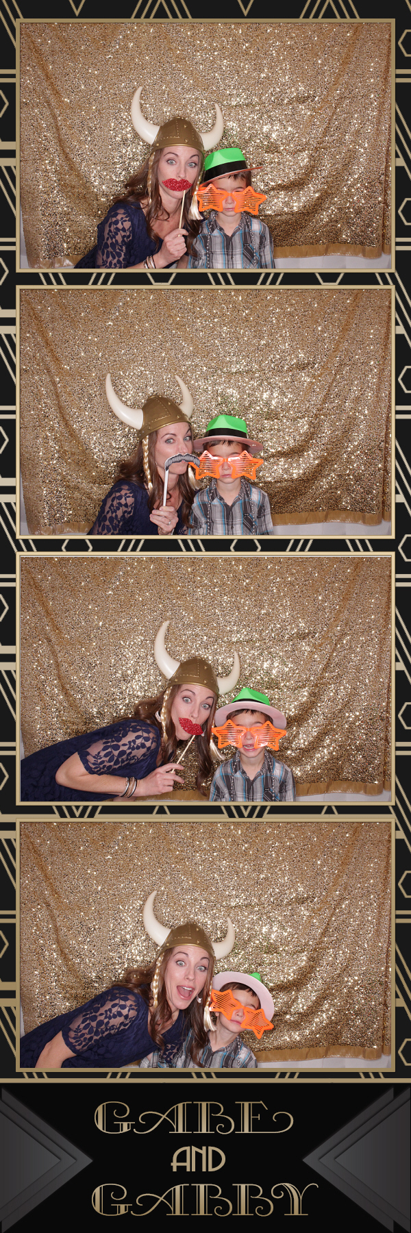 Gabe and Gabby's Wedding | View more photos from the event at gallery.photoboothbillings.com/u/PhotoBoothBillings/Gabe-and-Gabbys-Wedding