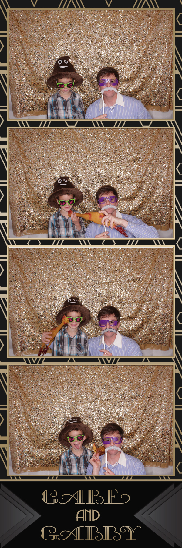 Gabe and Gabby's Wedding | View more photos from the event at gallery.photoboothbillings.com/u/PhotoBoothBillings/Gabe-and-Gabbys-Wedding