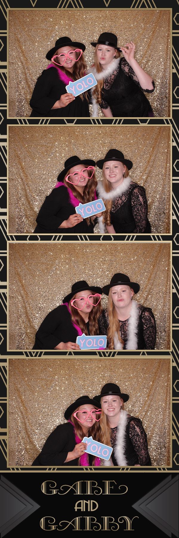 Gabe and Gabby's Wedding | View more photos from the event at gallery.photoboothbillings.com/u/PhotoBoothBillings/Gabe-and-Gabbys-Wedding