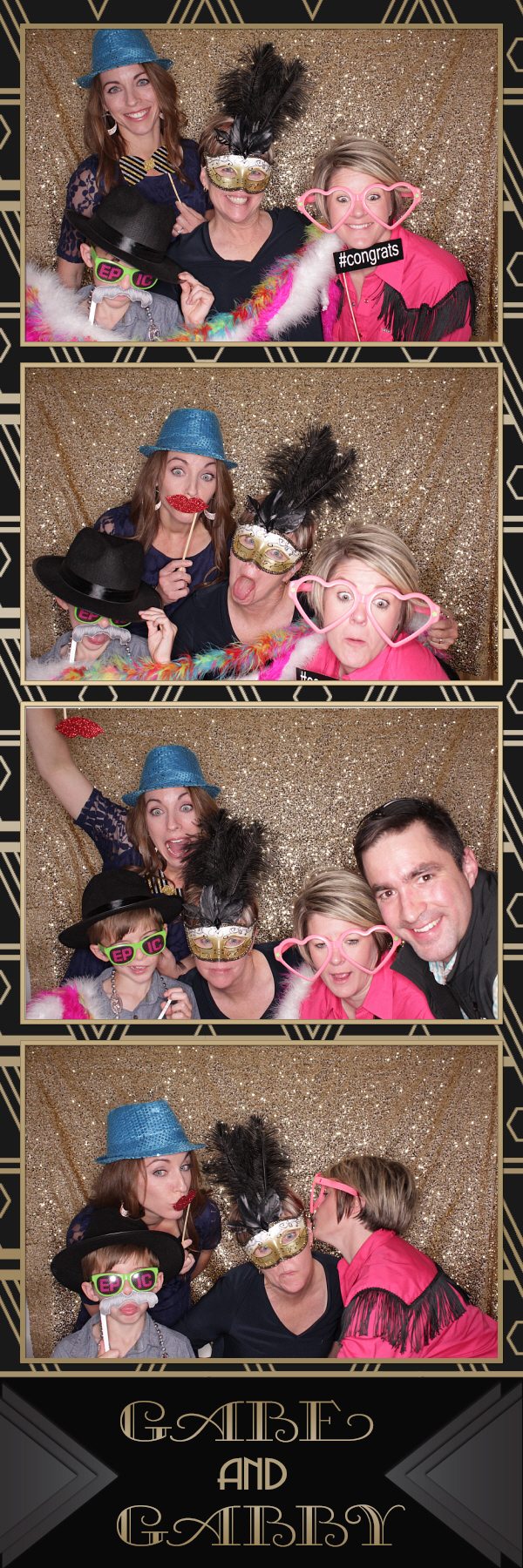 Gabe and Gabby's Wedding | View more photos from the event at gallery.photoboothbillings.com/u/PhotoBoothBillings/Gabe-and-Gabbys-Wedding
