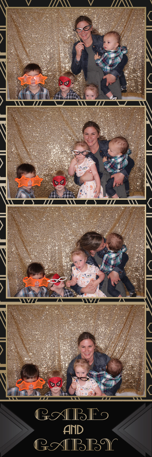 Gabe and Gabby's Wedding | View more photos from the event at gallery.photoboothbillings.com/u/PhotoBoothBillings/Gabe-and-Gabbys-Wedding