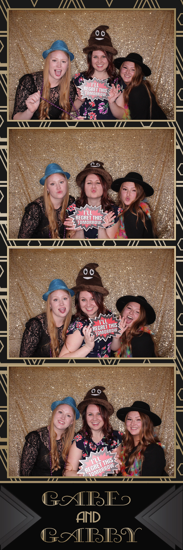Gabe and Gabby's Wedding | View more photos from the event at gallery.photoboothbillings.com/u/PhotoBoothBillings/Gabe-and-Gabbys-Wedding