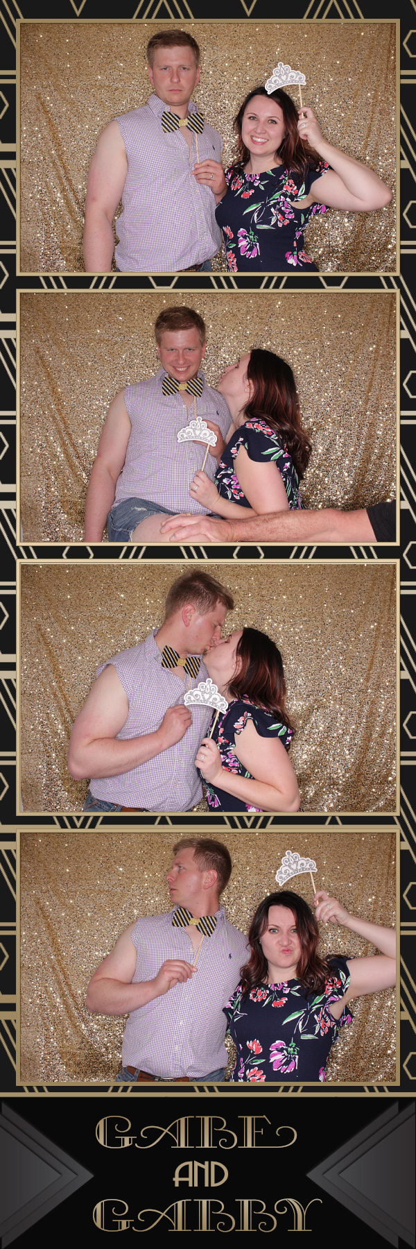 Gabe and Gabby's Wedding | View more photos from the event at gallery.photoboothbillings.com/u/PhotoBoothBillings/Gabe-and-Gabbys-Wedding