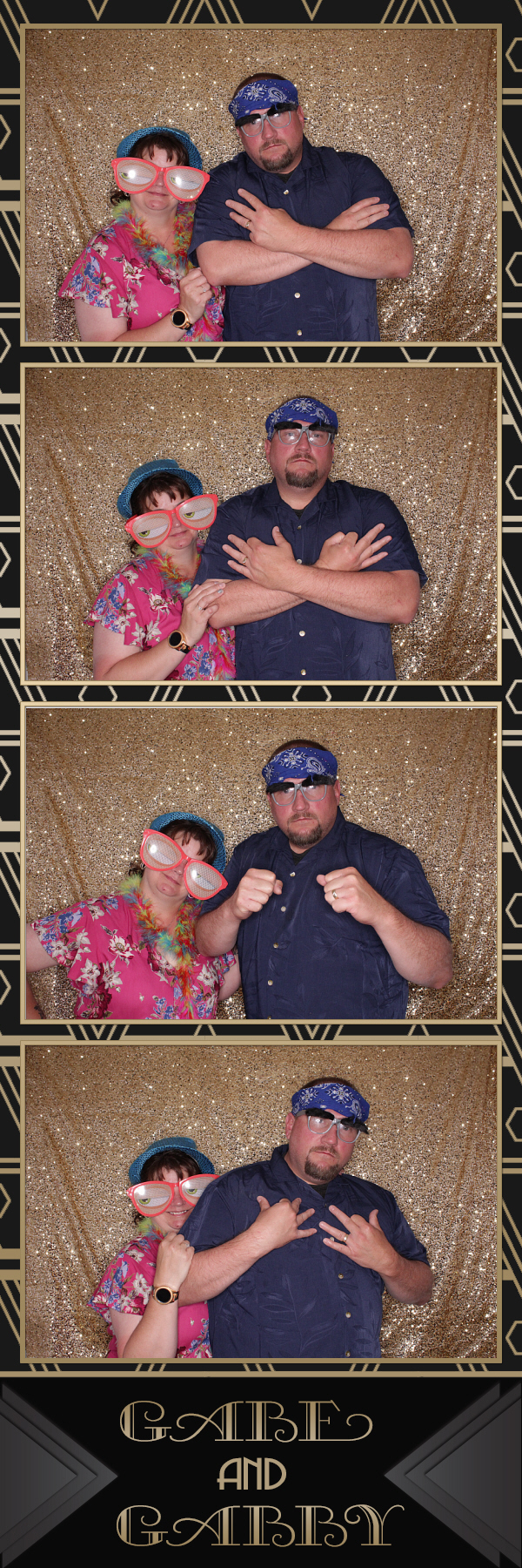 Gabe and Gabby's Wedding | View more photos from the event at gallery.photoboothbillings.com/u/PhotoBoothBillings/Gabe-and-Gabbys-Wedding