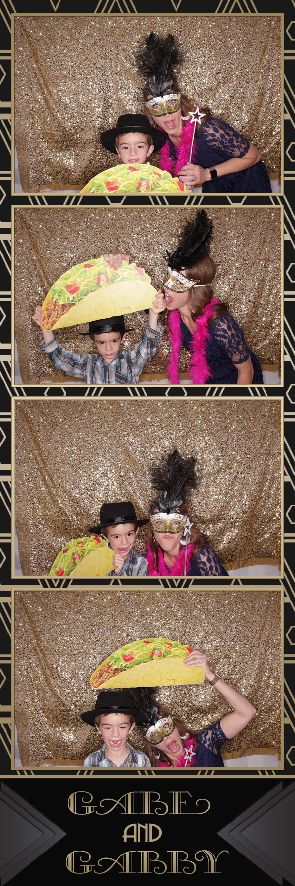 Gabe and Gabby's Wedding | View more photos from the event at gallery.photoboothbillings.com/u/PhotoBoothBillings/Gabe-and-Gabbys-Wedding
