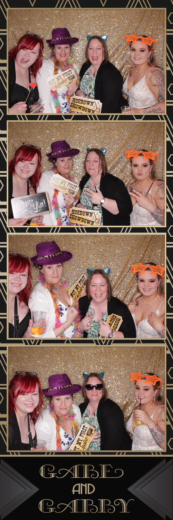 Gabe and Gabby's Wedding | View more photos from the event at gallery.photoboothbillings.com/u/PhotoBoothBillings/Gabe-and-Gabbys-Wedding