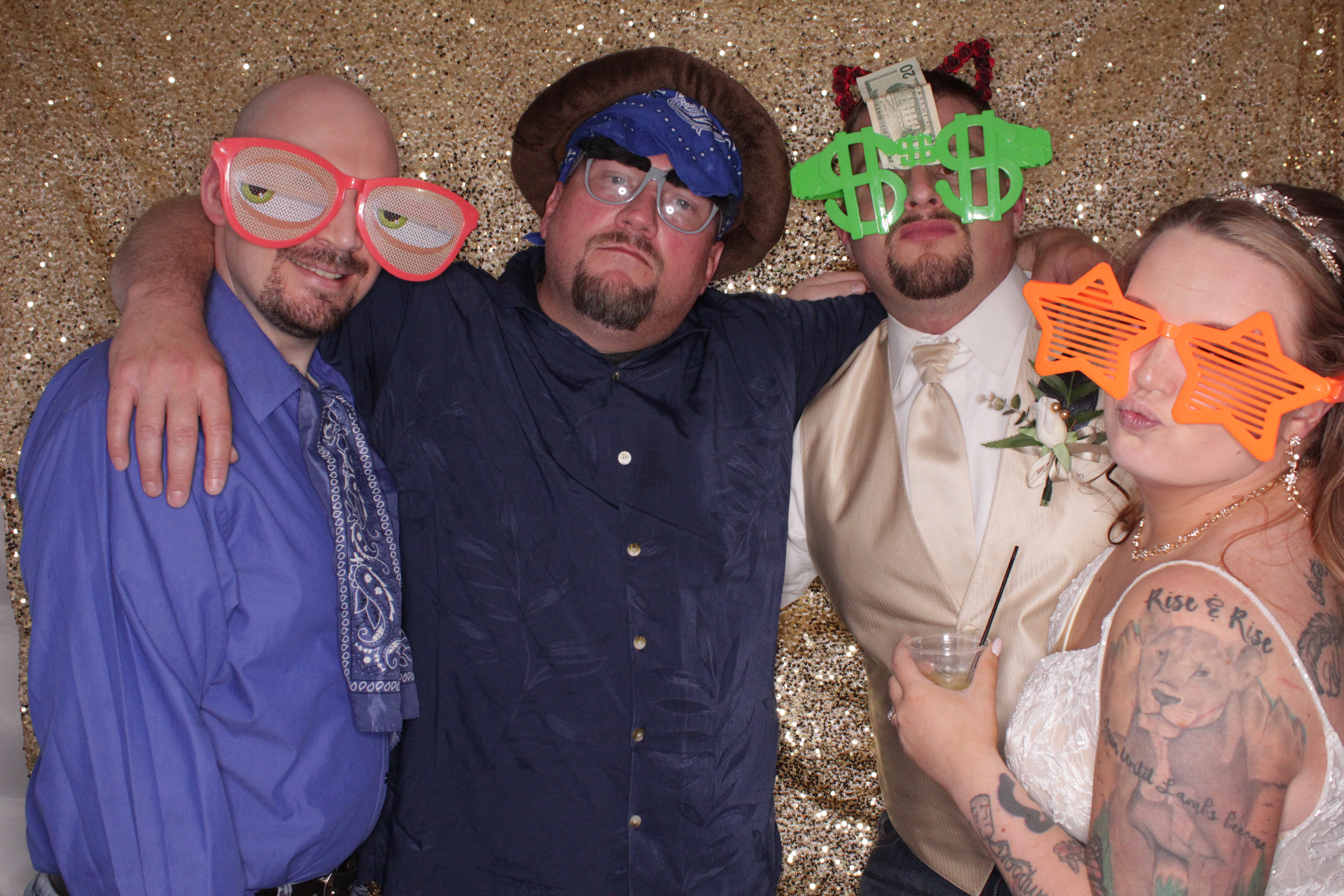 Gabe and Gabby's Wedding | View more photos from the event at gallery.photoboothbillings.com/u/PhotoBoothBillings/Gabe-and-Gabbys-Wedding