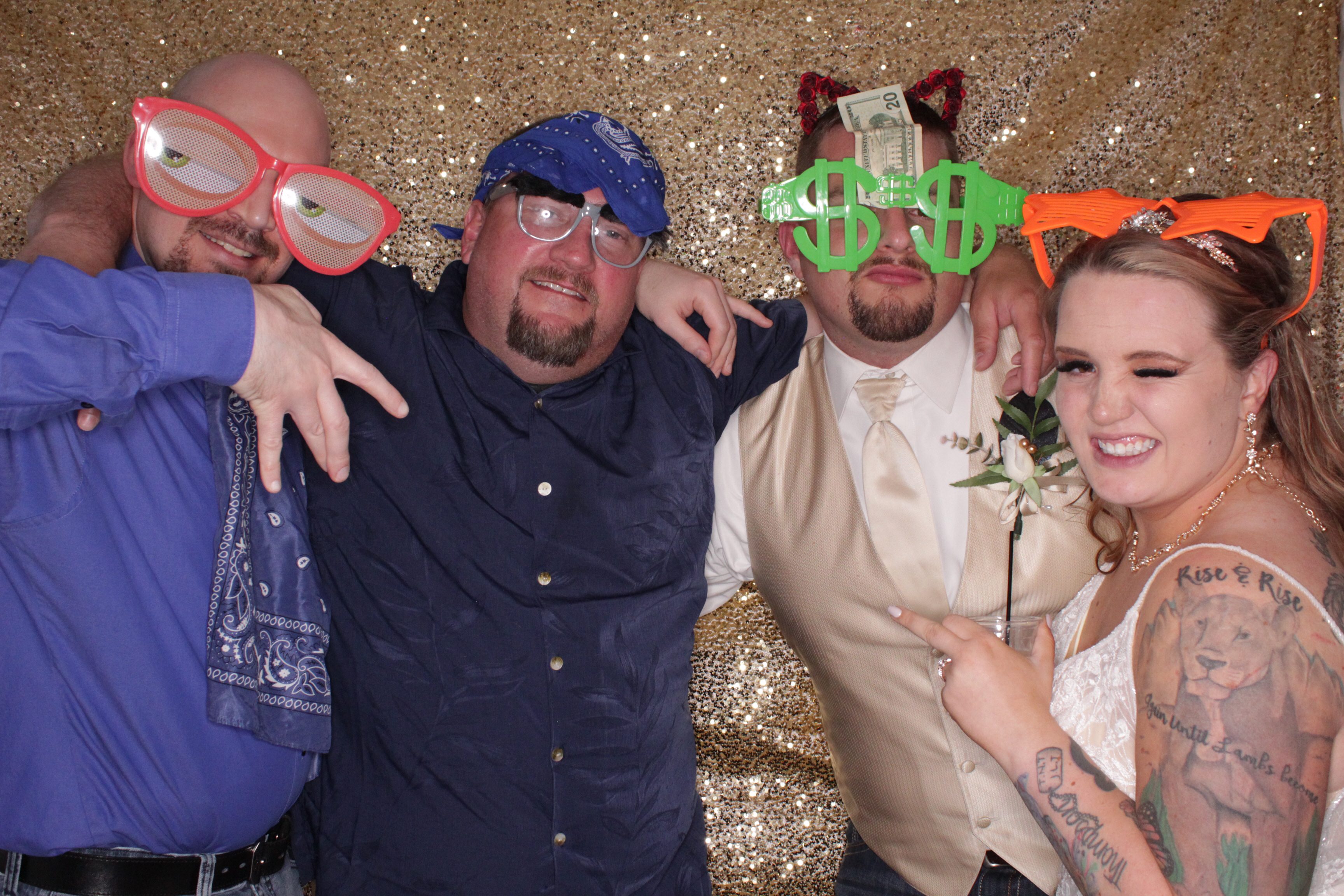 Gabe and Gabby's Wedding | View more photos from the event at gallery.photoboothbillings.com/u/PhotoBoothBillings/Gabe-and-Gabbys-Wedding