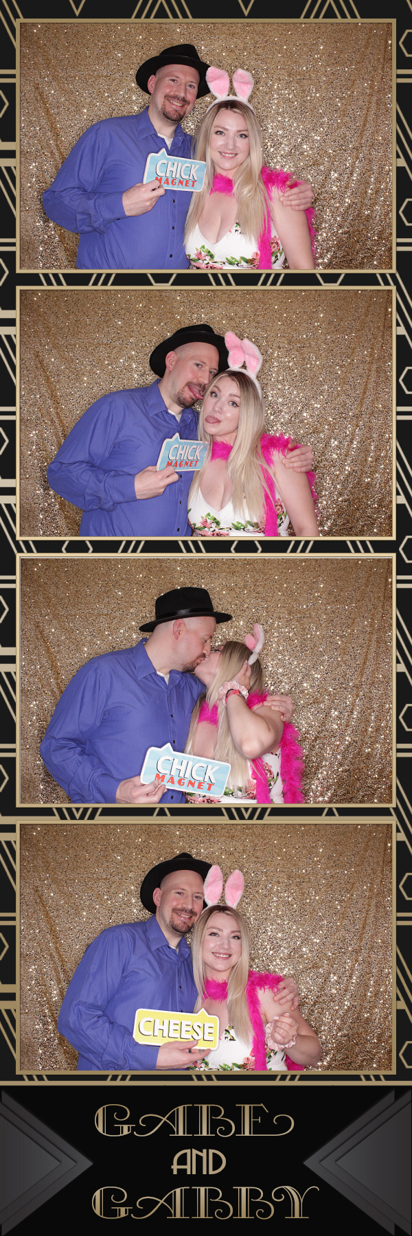 Gabe and Gabby's Wedding | View more photos from the event at gallery.photoboothbillings.com/u/PhotoBoothBillings/Gabe-and-Gabbys-Wedding