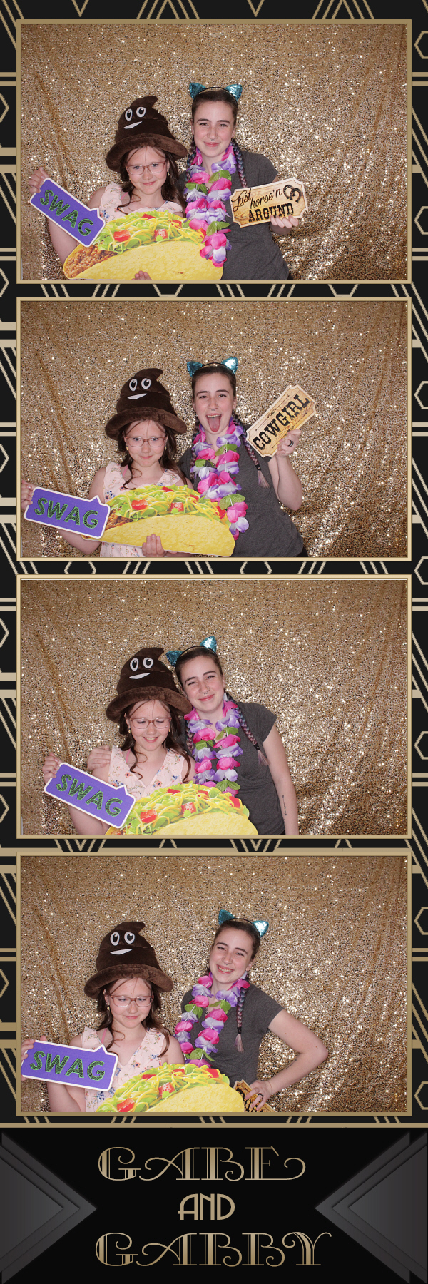 Gabe and Gabby's Wedding | View more photos from the event at gallery.photoboothbillings.com/u/PhotoBoothBillings/Gabe-and-Gabbys-Wedding