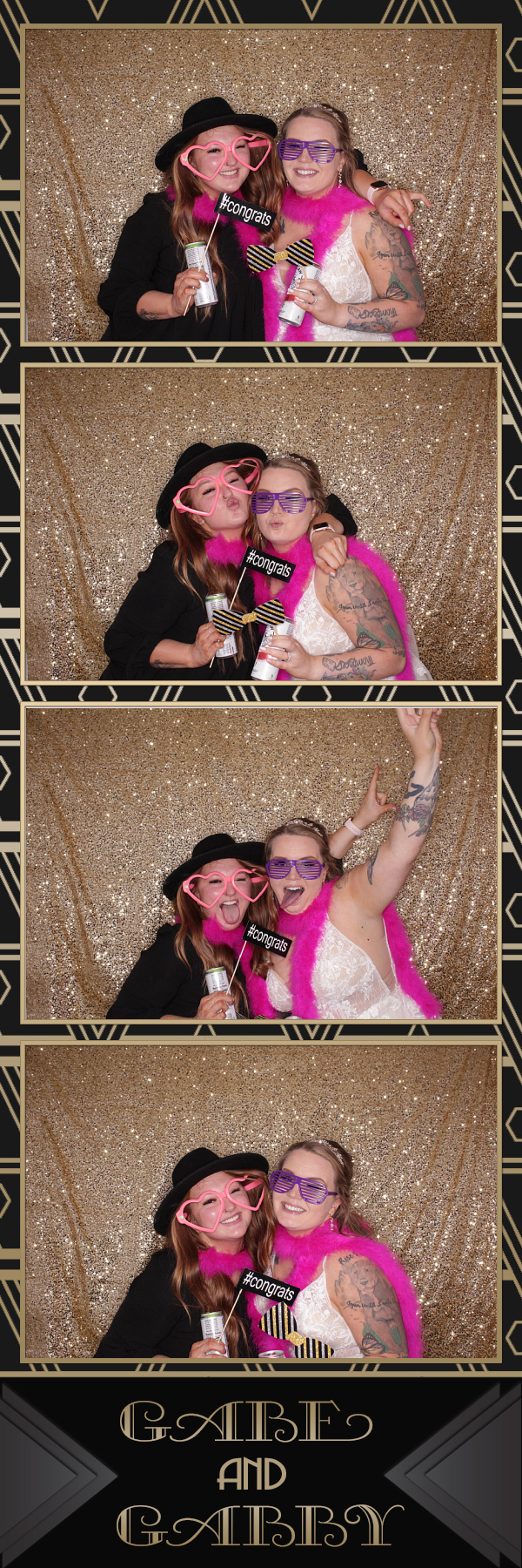 Gabe and Gabby's Wedding | View more photos from the event at gallery.photoboothbillings.com/u/PhotoBoothBillings/Gabe-and-Gabbys-Wedding