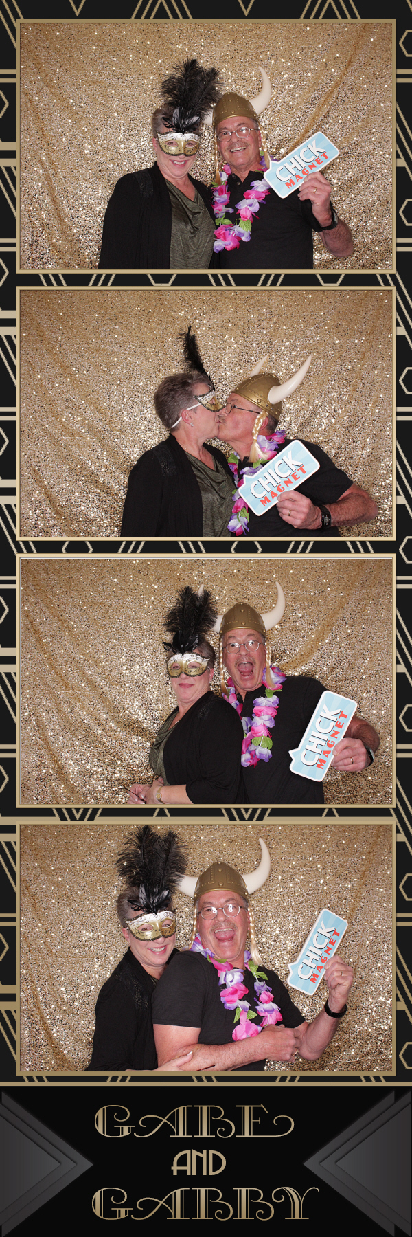 Gabe and Gabby's Wedding | View more photos from the event at gallery.photoboothbillings.com/u/PhotoBoothBillings/Gabe-and-Gabbys-Wedding