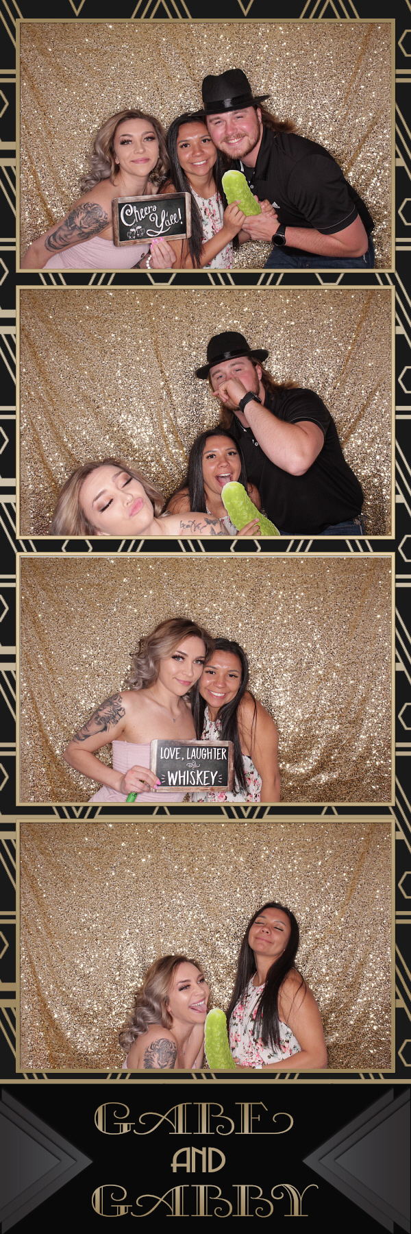 Gabe and Gabby's Wedding | View more photos from the event at gallery.photoboothbillings.com/u/PhotoBoothBillings/Gabe-and-Gabbys-Wedding