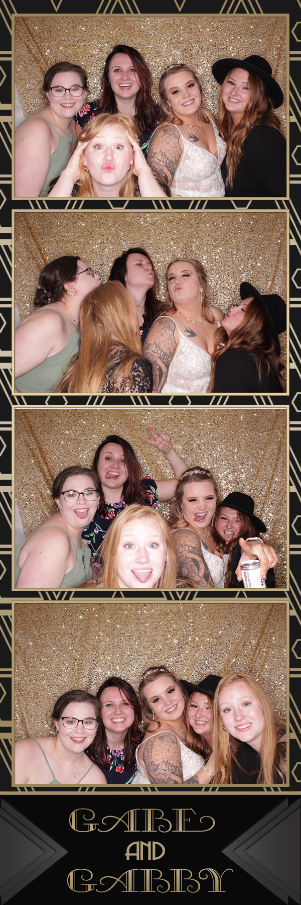 Gabe and Gabby's Wedding | View more photos from the event at gallery.photoboothbillings.com/u/PhotoBoothBillings/Gabe-and-Gabbys-Wedding