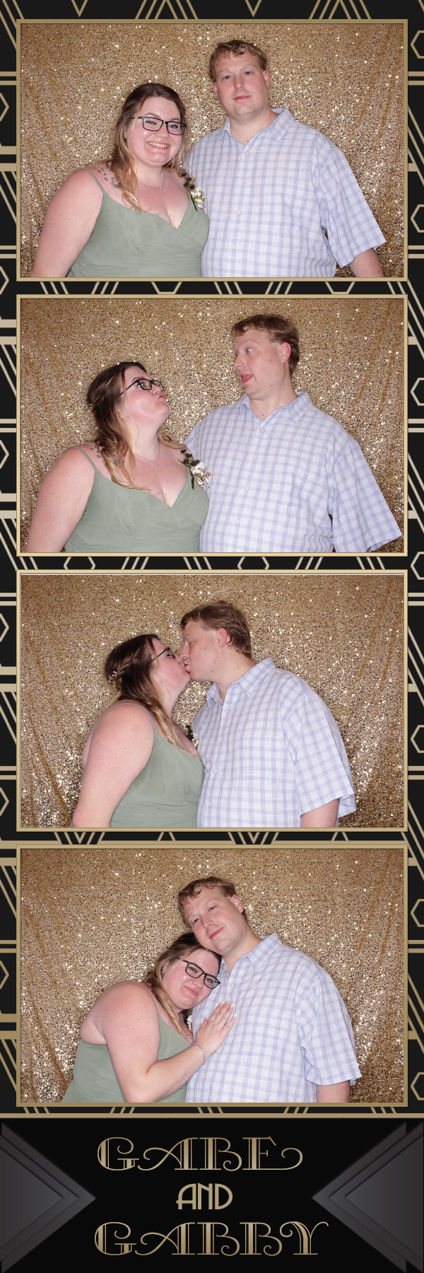 Gabe and Gabby's Wedding | View more photos from the event at gallery.photoboothbillings.com/u/PhotoBoothBillings/Gabe-and-Gabbys-Wedding