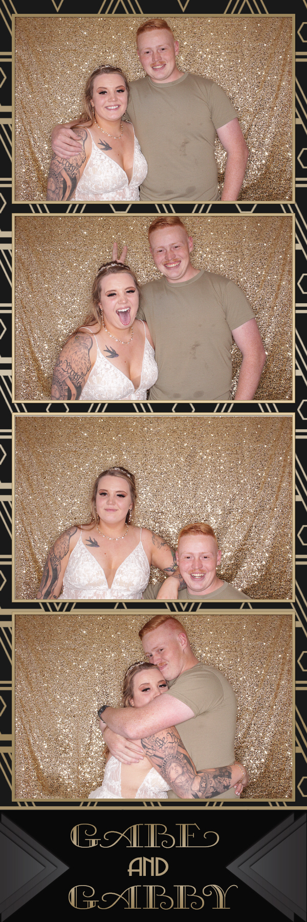 Gabe and Gabby's Wedding | View more photos from the event at gallery.photoboothbillings.com/u/PhotoBoothBillings/Gabe-and-Gabbys-Wedding