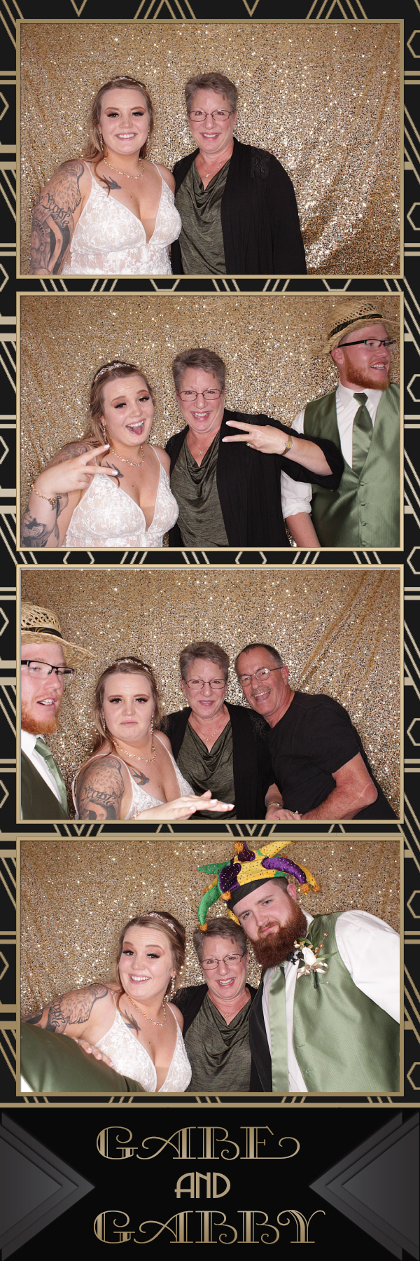 Gabe and Gabby's Wedding | View more photos from the event at gallery.photoboothbillings.com/u/PhotoBoothBillings/Gabe-and-Gabbys-Wedding